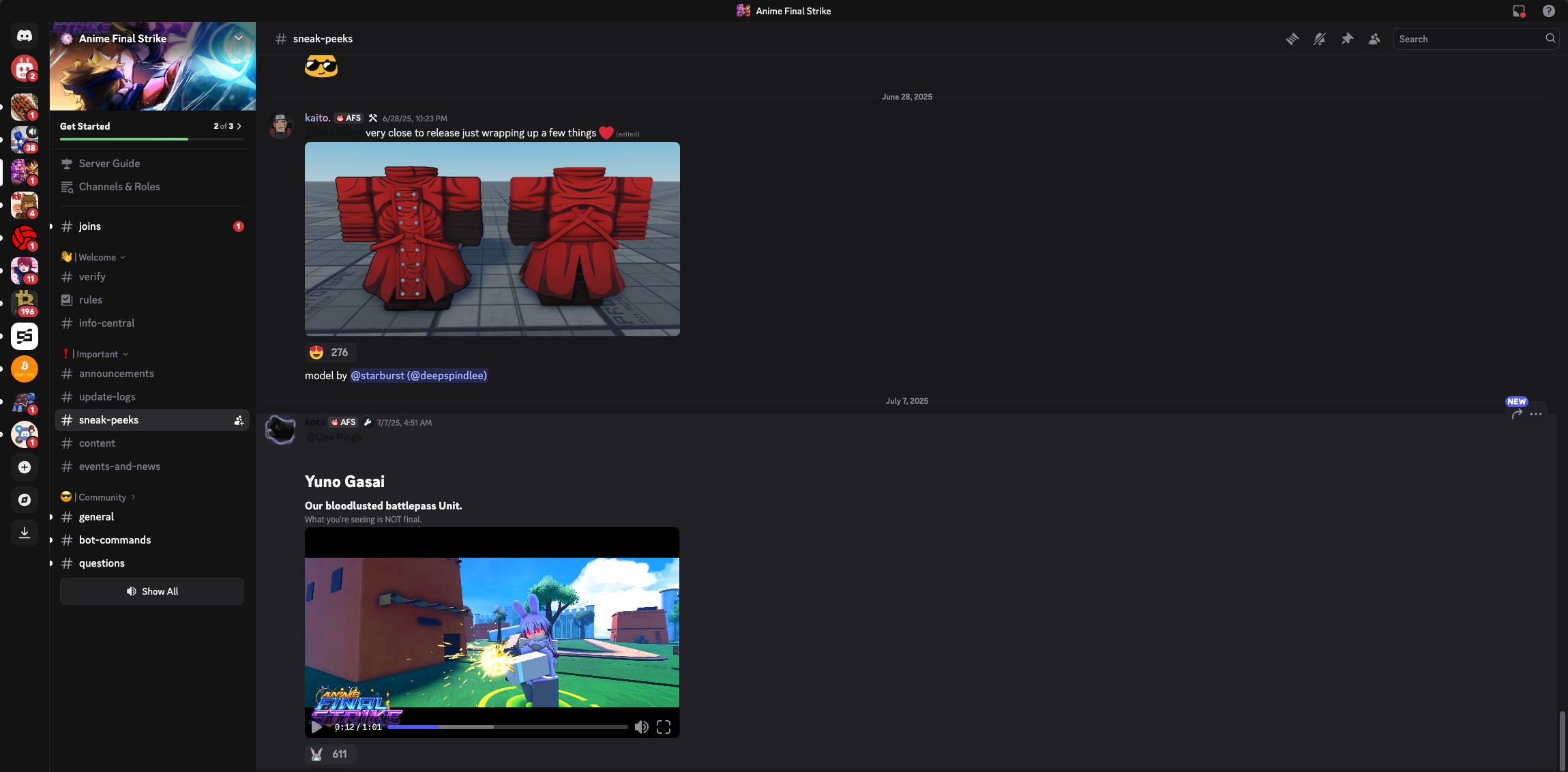 Anime Final Strike Discord
